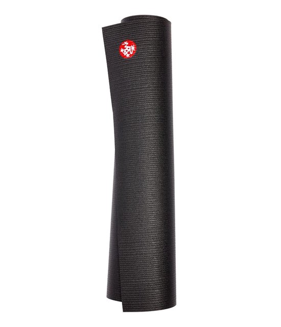 Manduka PROlite Yogamat - 180 x 61 cm, 0,45 cm dik - Zwart – Lichter en Dunner alternatief voor de Manduka PRO | Duurzaam & Antislip | Ideaal voor Hot Yoga & Vinyasa Flow | Optimale Ondersteuning voor Gewrichten | Makkelijk Mee te Nemen van Manduka