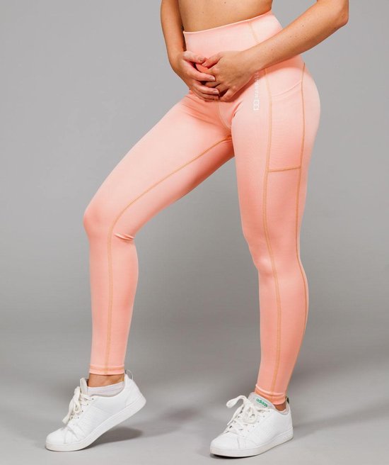 Marrald High Waist Pocket Sportlegging | Roze - XS dames yoga fitness van Marrald