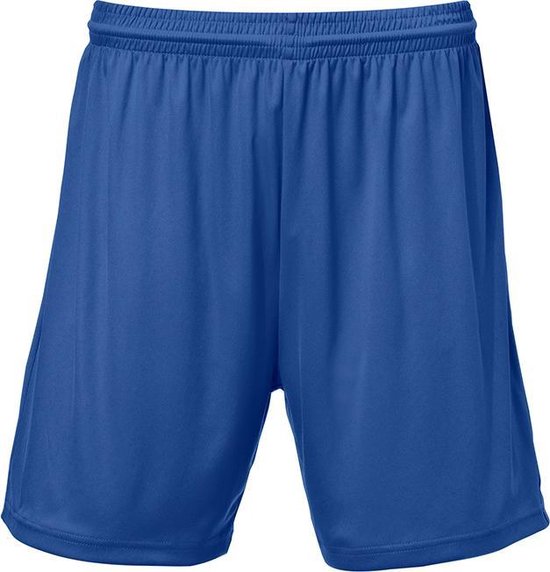 Masita - Sportbroek Heren & Dames - Short Bogota - Sportbroek met binnenbroek - Voetbalbroek 100% polyester Duurzaam - Vochtregulerend - ROYAL BLUE - XXL van Masita