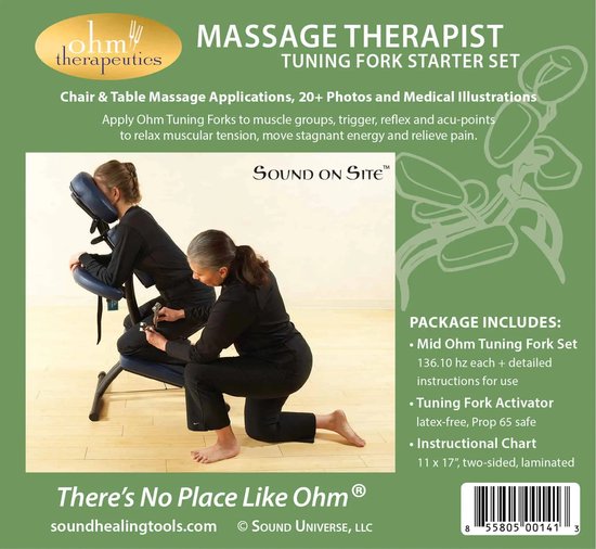 Massage Therapist Starter Set (bevat 2 stemvorken, activator en instructiekaart), Ohm Therapeutics van Ohm Therapeutics