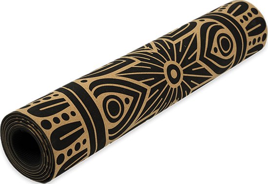 Matchu Sports - Yoga mat kurk - Extra veel grip - Eco friendly - 172 x 61 x 0.6 cm van Matchu Sports