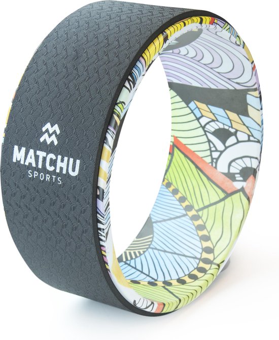 Matchu Sports - Yoga Wiel - Yoga - Yoga wheel - 14 cm breed - ABS - Art van Matchu Sports