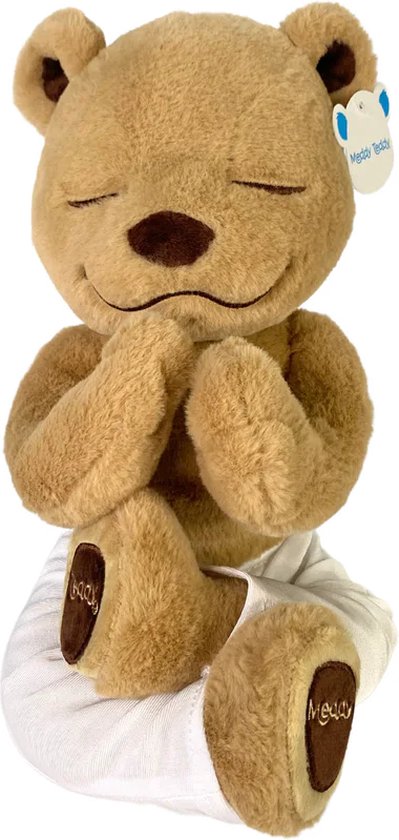Meddy Teddy, Yoga, Meditatie en Mindfulness Beer, 40cm, W20 van Meddy Teddy