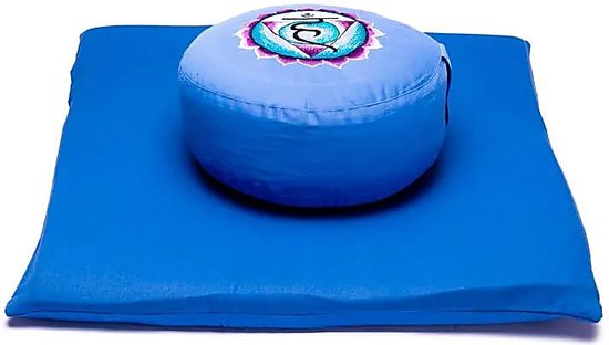 Meditatie SET blauw 5e chakra van Yogi & Yogini