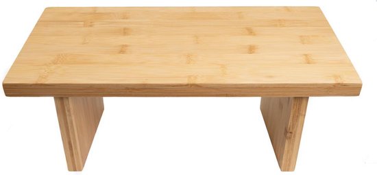 Meditatiebankje Duurzaam Bamboe Hout - Afneembare poten