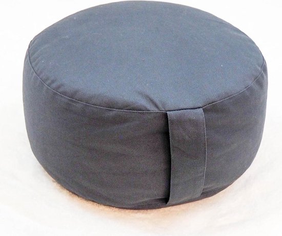Meditatiekussen Antraciet extra hoog - 36 x 22 cm - 4300g van Bausinger