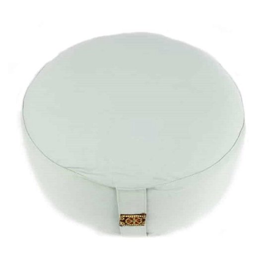 Meditatiekussen celadon - 33x17 - Boekweit - Katoen - Licht groen van Casajame