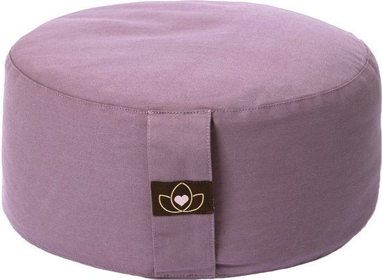 Meditatiekussen eco lavendel rond - Lotus - Yoga kussen van Lotus