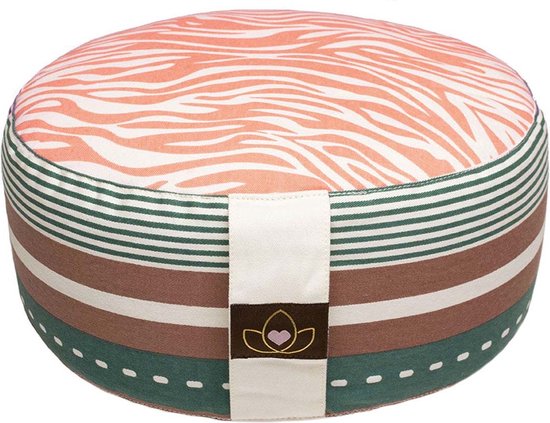 Meditatiekussen eco vibe rond - Lotus | Yoga kussen van Lotus