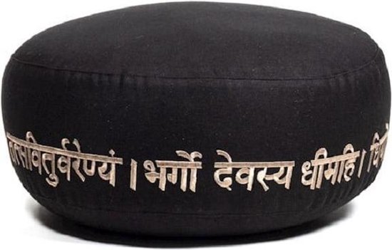 Meditatiekussen Gayatri Mantra Bio Katoen van Yogi & Yogini