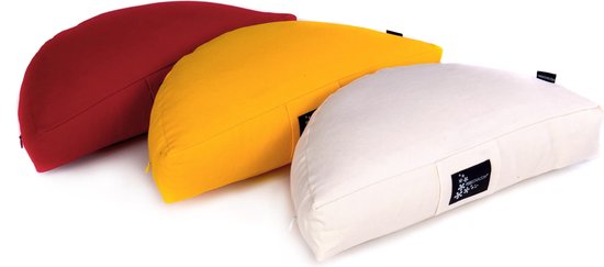 Meditatiekussen - halve maan bordeaux Meditatiekussen YOGISTAR van YOGISTAR