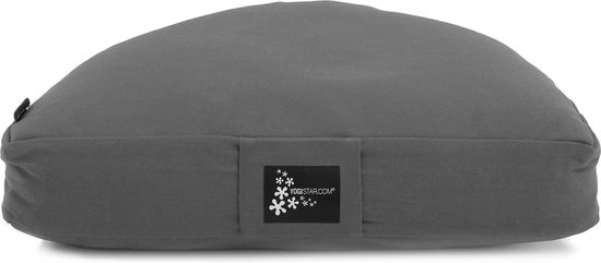 Meditatiekussen - halve maan graphite Meditatiekussen YOGISTAR van YOGISTAR