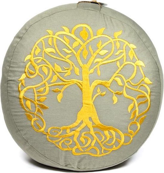 Meditatiekussen Levensboom Bio Katoen van Yogi & Yogini