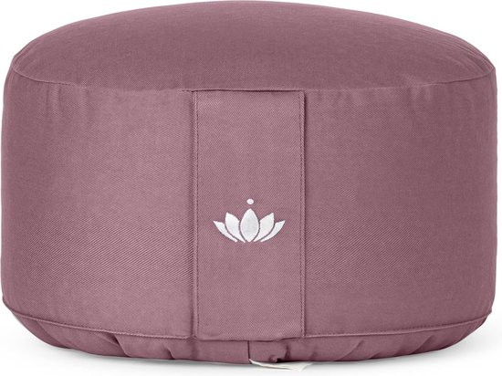 Meditatiekussen Lotus, extra hoog (20 cm), overtrekKatoen (KBA), GOTS-gecertificeerd van Pure Yoga.