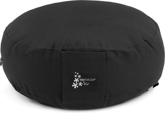 Meditatiekussen - rond black Meditatiekussen YOGISTAR van YOGISTAR