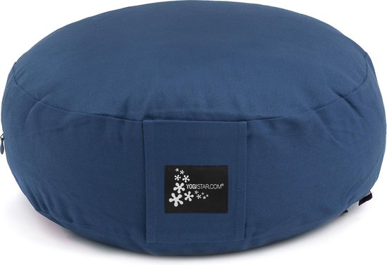 Meditatiekussen - rond dark blue Meditatiekussen YOGISTAR van YOGISTAR