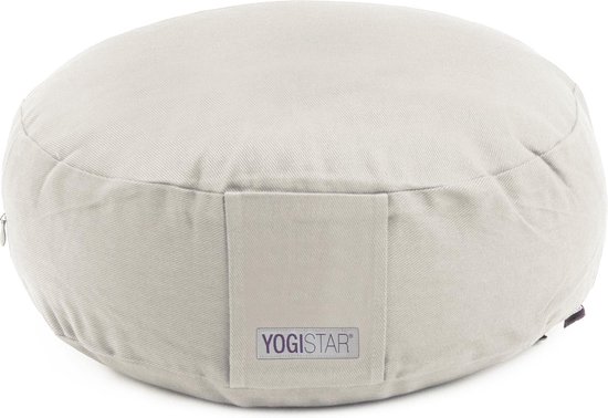 Meditatiekussen - rond natural white Meditatiekussen YOGISTAR van MEDI