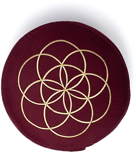 Meditatiekussen Seed of Life van Lotus Design