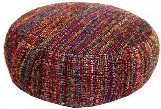 Meditatiekussen Veelkleurig vintage zijde van Yogi & Yogini