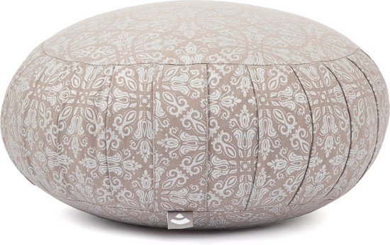 Meditatiekussen - Yoga - Lotus - Meditatie - Mindfulness - Yogakussen - Zen - Print - Bedrukt - Katoen - Vegan - Duurzaam van Merkloos