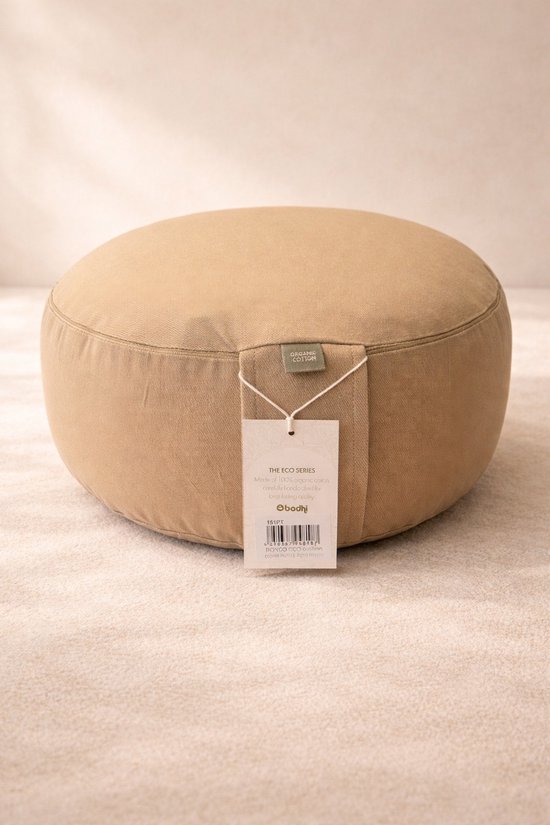 Meditatiekussen - yogakussen - yoga kussen - meditatie kussen - eco - meerdere kleuren - biologisch katoen - rust - mindfulness - bewust leven van Merkloos