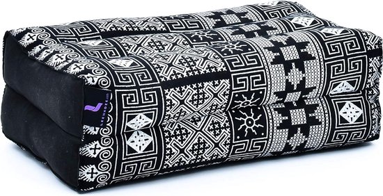Meditatiekussen, yogakussen, yogakussen, yogablok, yogakussen, ecologisch natuurproduct, Thaise kussen, nekkussen, kapok van Livasia