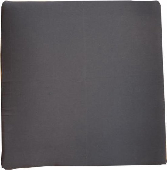 Meditatiemat hoes antraciet - 65x65x5 - Katoen - Antraciet - Biologisch van Yogi & Yogini