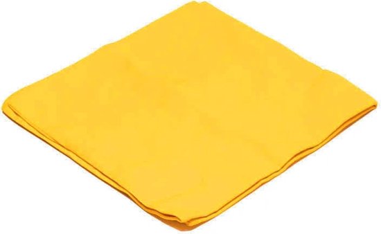 Meditatiemat hoes geel 3e chakra - 65x65x5 - Katoen - Geel van Yogi & Yogini