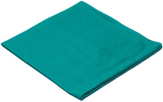 Meditatiemat hoes groen 4e chakra - 65x65x5 - Katoen - Groen - Biologisch van Merkloos