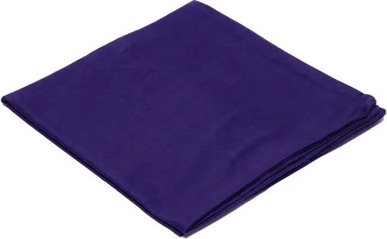 Meditatiemat hoes indigo 6e chakra - 65x65x5 - Katoen - Indigo - Biologisch van Yogi & Yogini