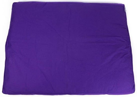 Meditatiemat Zabuton Violet Katoen - 86 x 66 x 6 cm - incl. Binnenhoes van Lotus