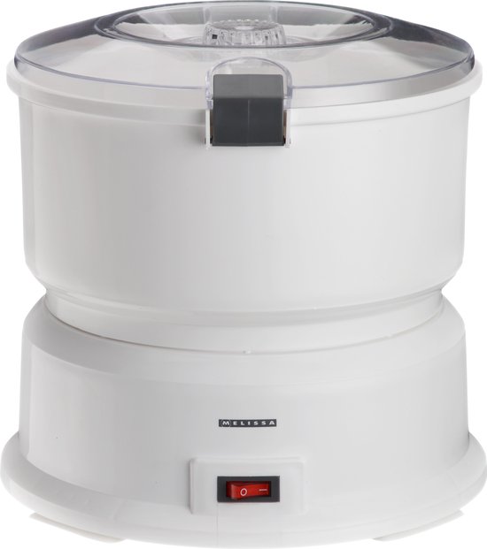 Melissa Elektrische Aardappelschiller - 85W - Aardappelschrapmachine 1kg - 16220009 - Wit van Melissa