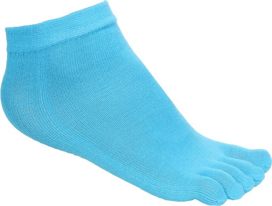 Merco - Grippy S1 Yoga Pilates teen sokken - Grip pads - Blauw van Merco