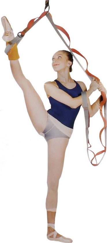 Merco - Leg Stretcher rope - Benen Rekken - Benen Strekken - Lenigheid - Meditatie - Dans - Ballet - Met Deurklem - Blauw van Merco