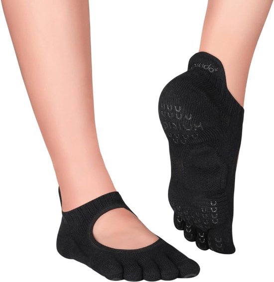 Merkloze Teensokken met Anti-slip en Balansondersteuning voor Yoga & Pilates