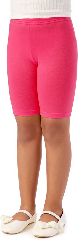 Merry Style MS-MS10-227-LE Meisjes Leggings - Sport - Vrijetijdsbroek - Kort - Katoen - Sporbroek - Yogabroek - Amarant - 122 van Merry Style