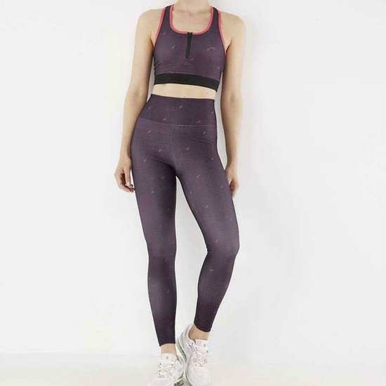 MEXX sportlegging dames bordeauxrood - Maat M van Mexx