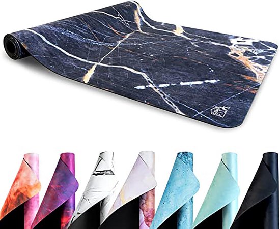 Milieuvriendelijke Antislip Fitnessmat / Yogamat van Natuurlijk Rubber - 183x68 cm