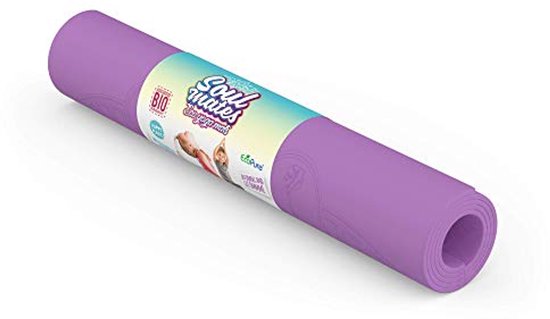 Milieuvriendelijke Kinder Yogamat - Paars, Antislip en Hypoallergeen van Merkloos