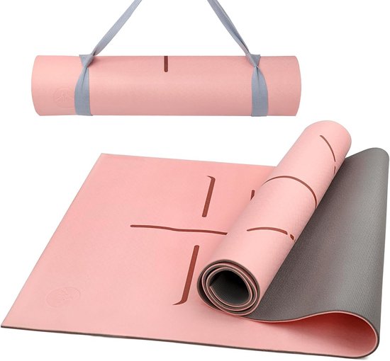 Milieuvriendelijke Yogamat met Draagriem voor Yoga en Pilates