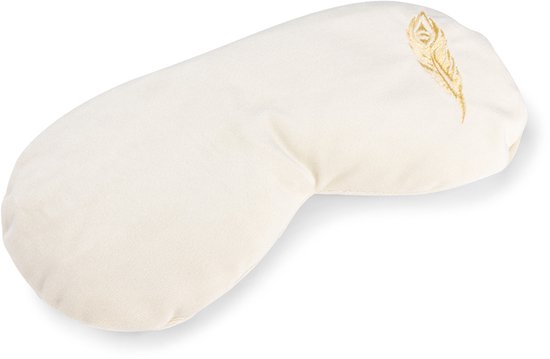 MindBaas - Oogkussen - Eco - Biologische Lavendel - Groen - Velvet - Stressvermindering Hoofdpijn Verlichting - Yoga en Meditatie van Merkloos