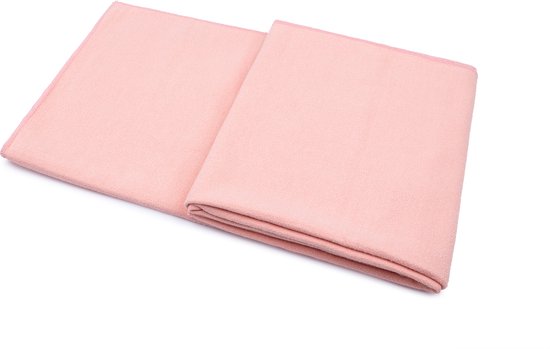 MindBaas - Yoga Handdoek - Fitness Handdoek - Antislip - Sneldrogend - Oud Roze - 183 x 61 cm van MindBaas