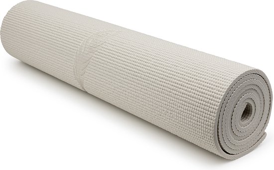 MindBaas - Yoga Mat (extra dik) - Fitness Mat - Eco - Antislip - Crème - Pilates Mat - 183 x 61 x 0.6 cm van Merkloos