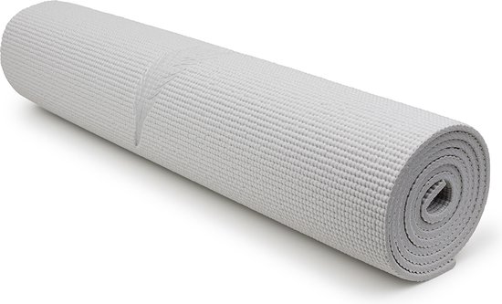 MindBaas - Yoga Mat (extra dik) - Fitness Mat - Eco - Antislip - Grijs - 183 x 61 x 0.6 cm van MindBaas