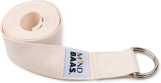 MindBaas - Yoga Riem - Gebroken Wit - 250 cm van MindBaas