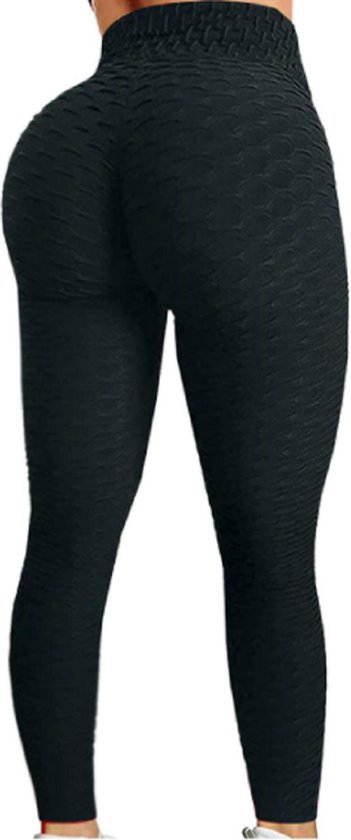 Miresa - Sexy Sportleggings / Fitness & Yoga Leggings - Zwart - Maat M van Miresa