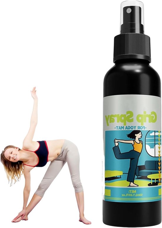 Multifunctionele spray voor anti-slip yogamatten, hechtversterker, sportreiniger en onderhoud, 120 ml