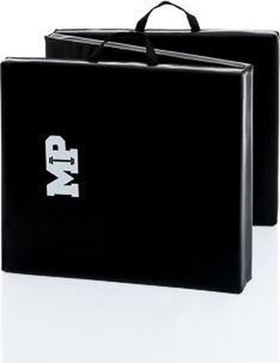 Muscle Power Tri-Fold Mat - Opvouwbare Yogamat - Zwart van Muscle Power