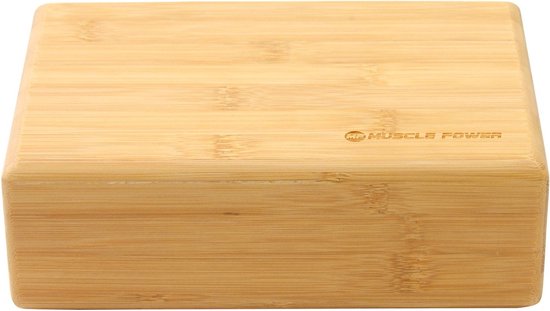Muscle Power Yoga Blok - Bamboe van Merkloos