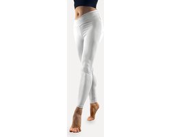 Namastae® Yoga legging dames | Yoga broek dames | Cross over legging | Ankle length | Wit | Maat 38 (L)
